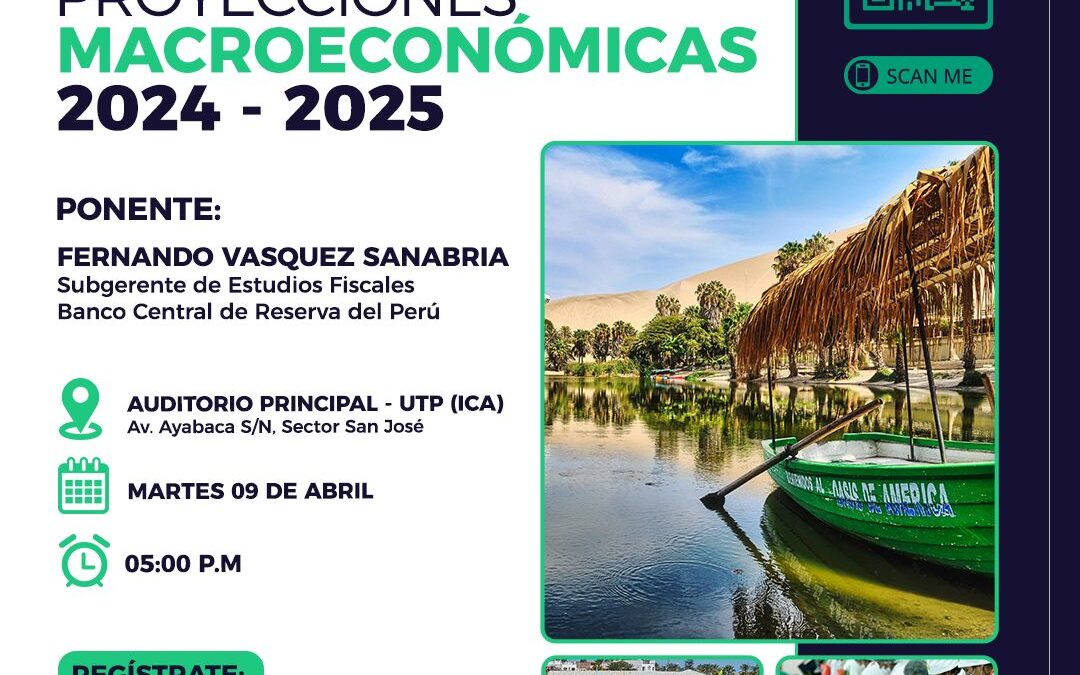 No te pierdas la ponencia sobre las proyecciones macroeconómicas 2024-2025